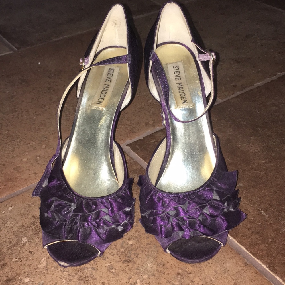 Steve Madden purple heels